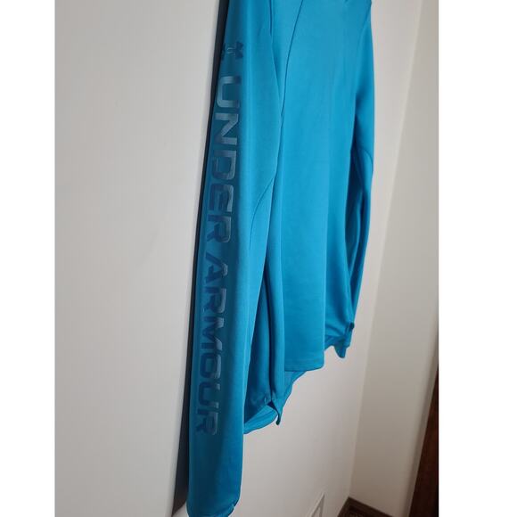 Under Armour ColdGear blue long sleeve shirt with thumbholes - XS - Picture 2 of 5